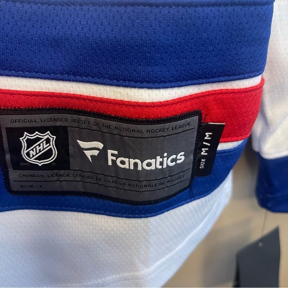 Fanatics White and Blue NHL Jersey - Picture 3 of 6